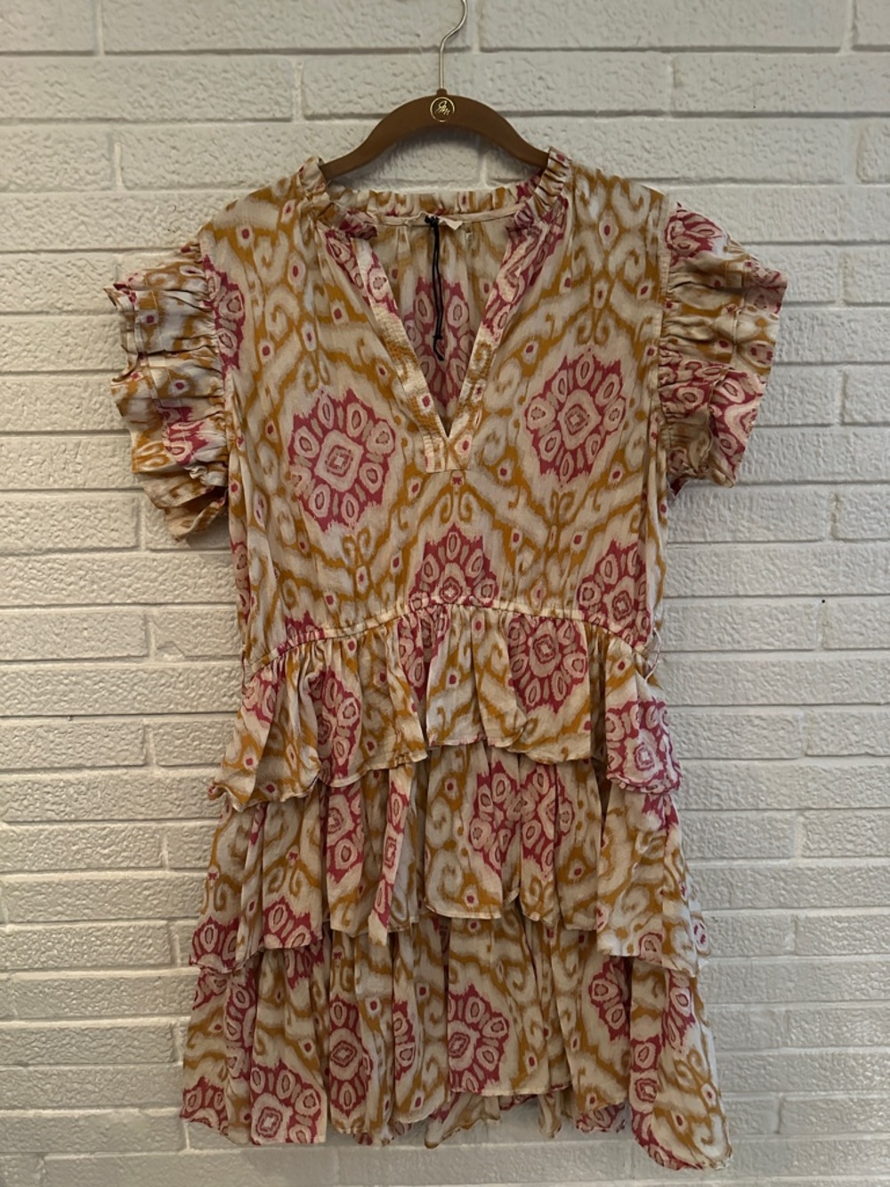 ELAN RUFFLE DRESS MEDIUM - Picture 2 of 7